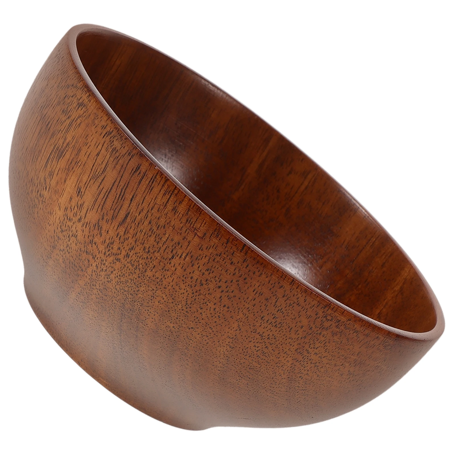 

Wooden Bowl 12x65cm Easy Clean Anti-Scald Smooth Edges Perfect Rice Salad Soup Multi-functional Kitchen Bowls Wooden