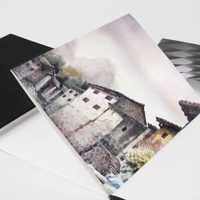 W89C 300GSM Màu nước Sổ tay Sổ tay phác thảo giấy tờ giấy để vẽ Cung cấp sinh viên nghệ sĩ ghi lại