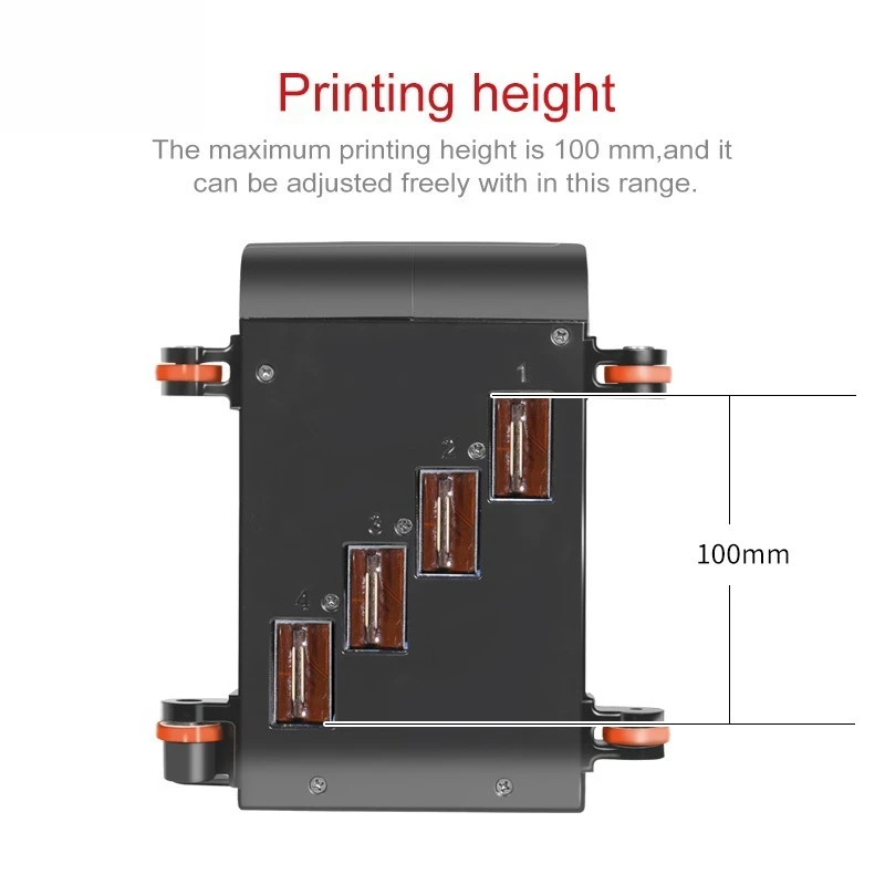Easy to Operate 100mm Large Format Multi-language TIJ Handheld Inkjet Printers Coding Machine for logo