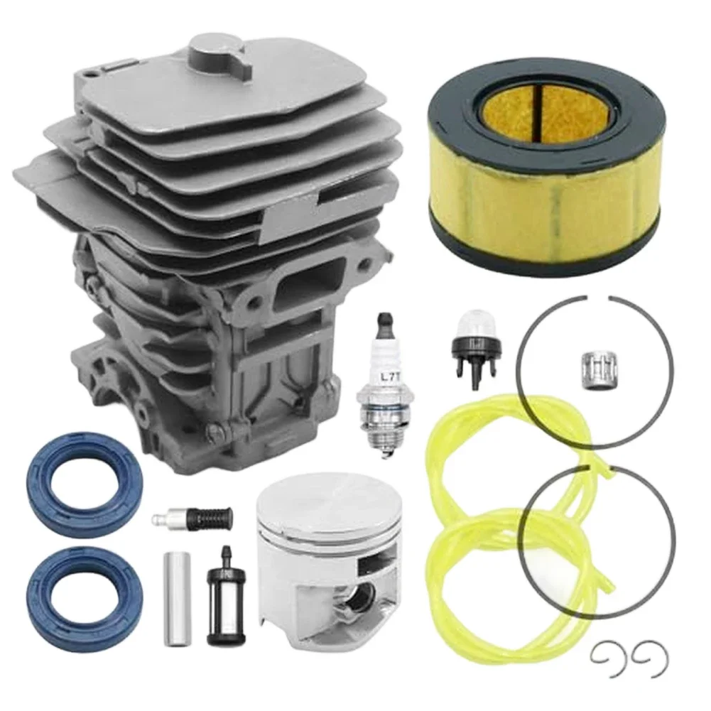 

Цилиндр 44 мм для комплекта поршневой группы бензопилы MS251 (1143-020-1207, 11430201207) – блок цилиндров, поршень и поршневые кольца