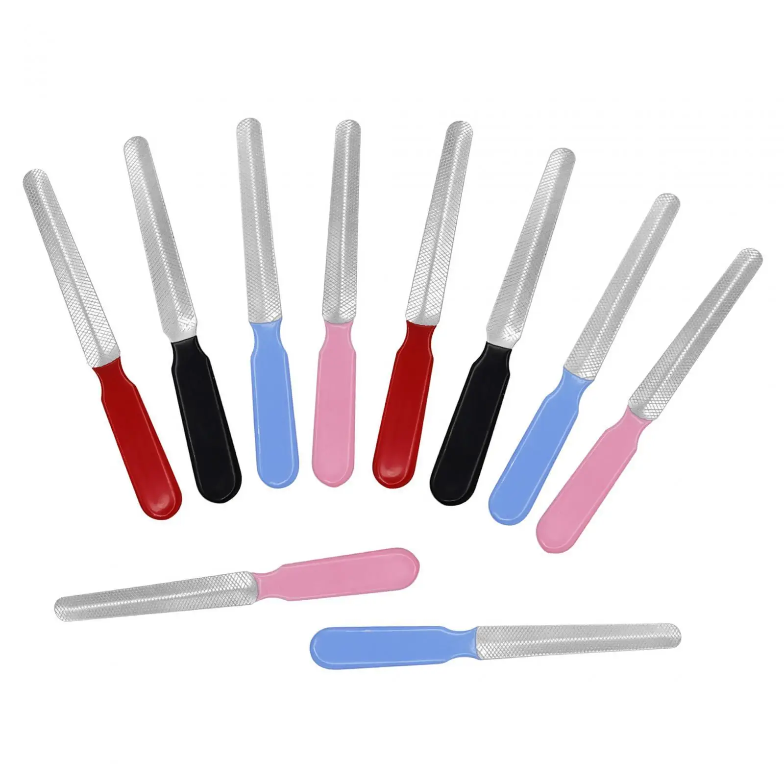 10Pcs Stainless Steel Pets Nail File Hand Tool Sturdy Lightweight Grinding Paw