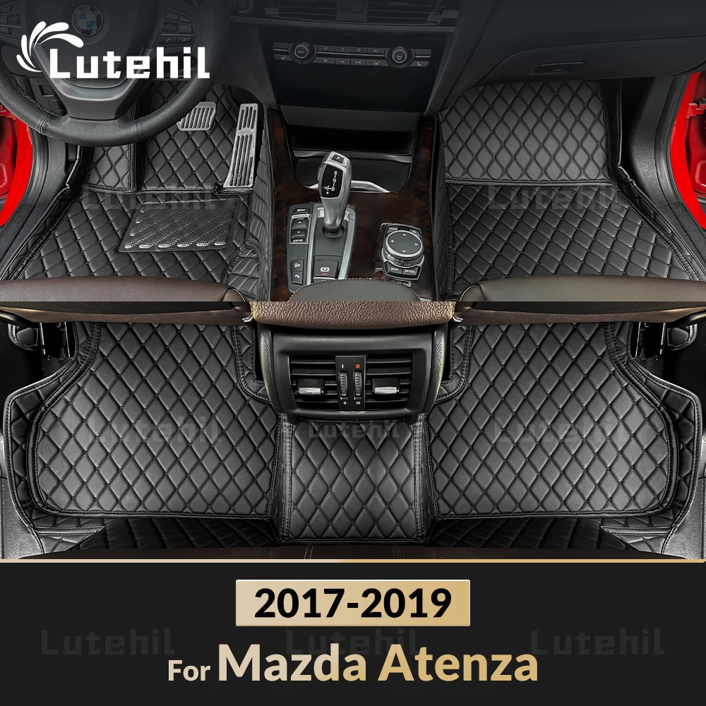

Автомобильные коврики для Mazda Atenza 2017 2018 2019, пользовательские автомобильные подушечки для ног, автомобильный ковер, аксессуары для интерьера