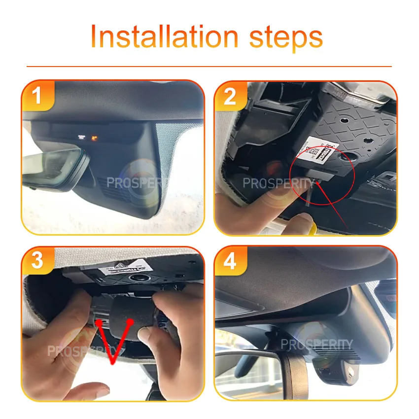 Have a sunroof For Mazda 6 Atenza (2018-2022) Dash Cam,Car Video Recorder Night Vision UHD 4K 2160P DVR Dashcam for Mazda6