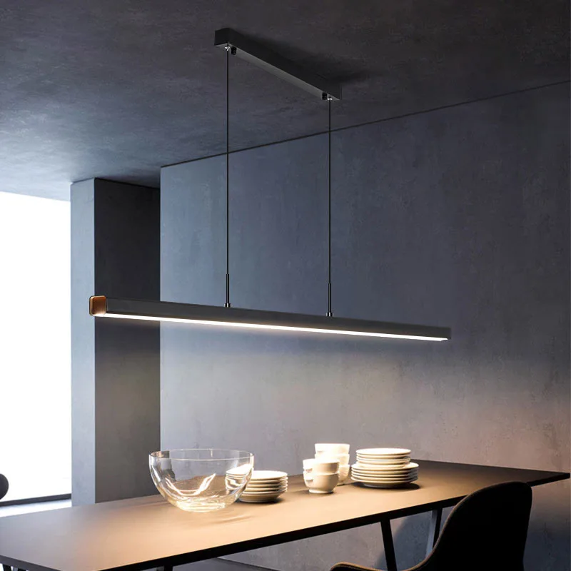 nordic simplicidade tira led luzes pingente para mesa de jantar barra cozinha escritorio designer lustre lampadas luminaria interior 01