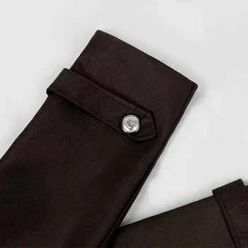 Men's Gothic Steampunk Trench Coat 3 Men Gothic Trench Medieval Steampunk Retro Coat Double-breasted Trim Solid Men's Lapel Vintage Long Jackets 3