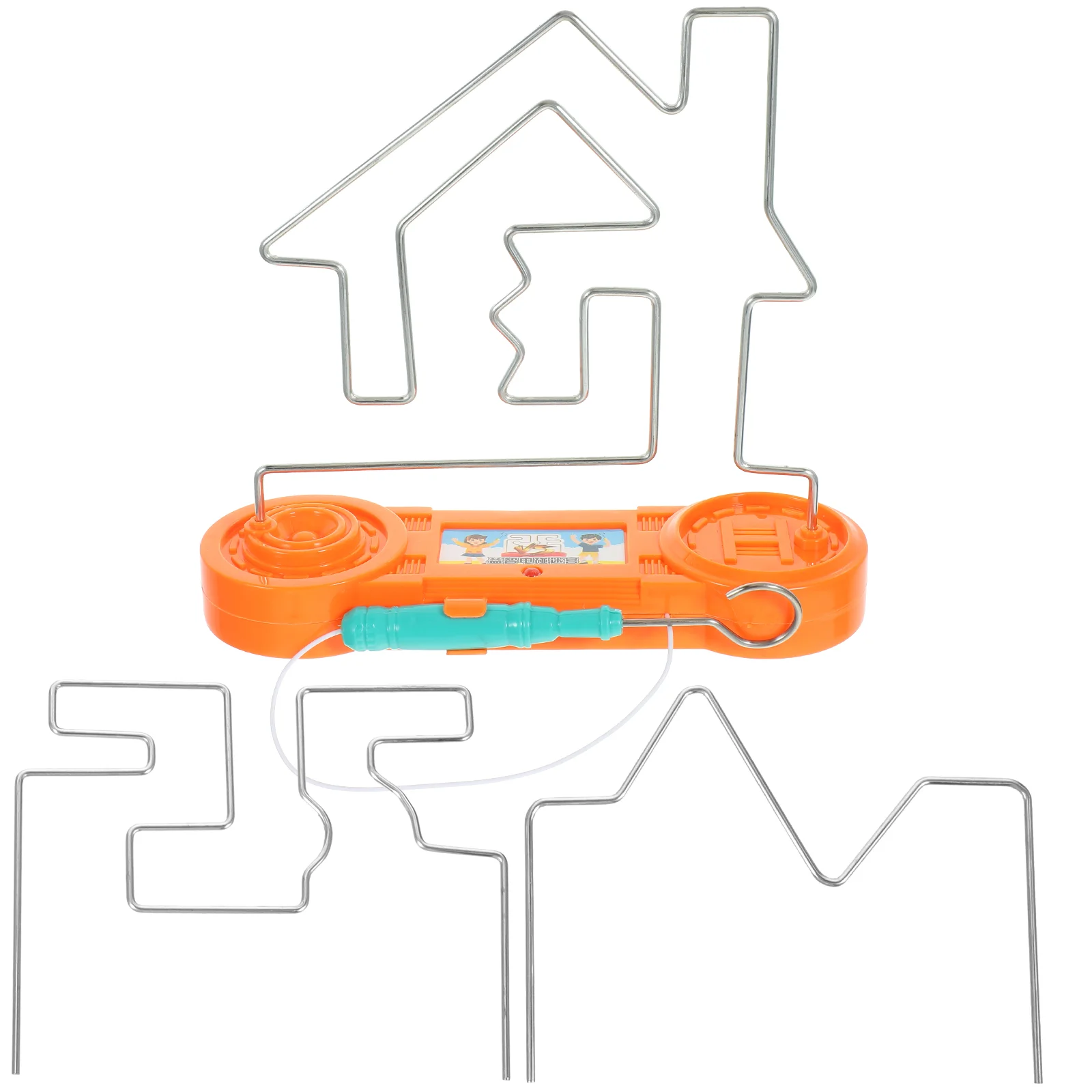 Electric Shock Maze Games for Kids: Educational Toys for Christmas and Birthdays (Orange)