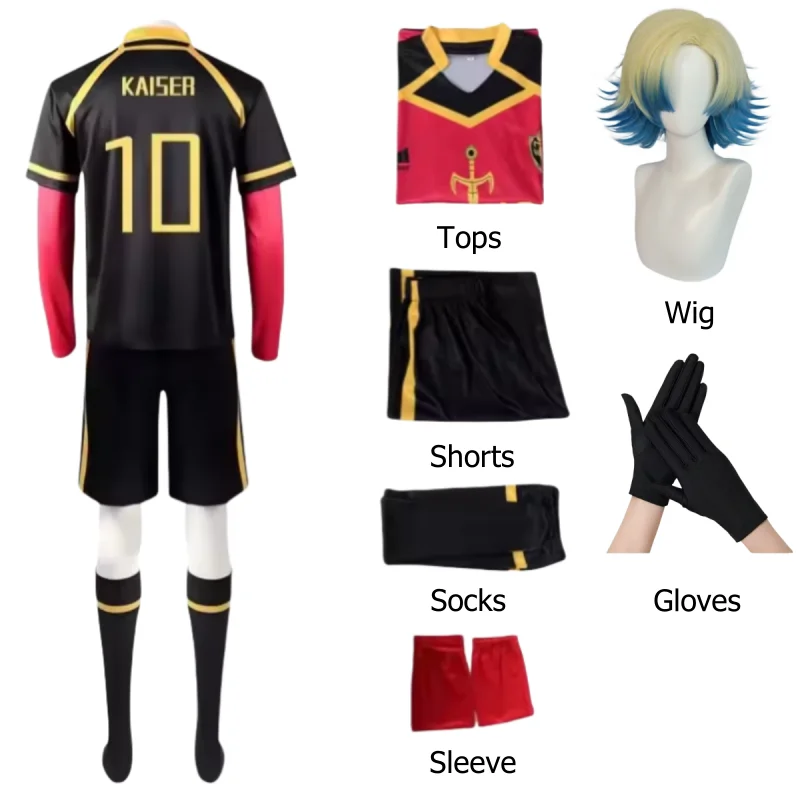 Anime Kaiser Cosplay Costume Set Bastard Munchen Team Football
