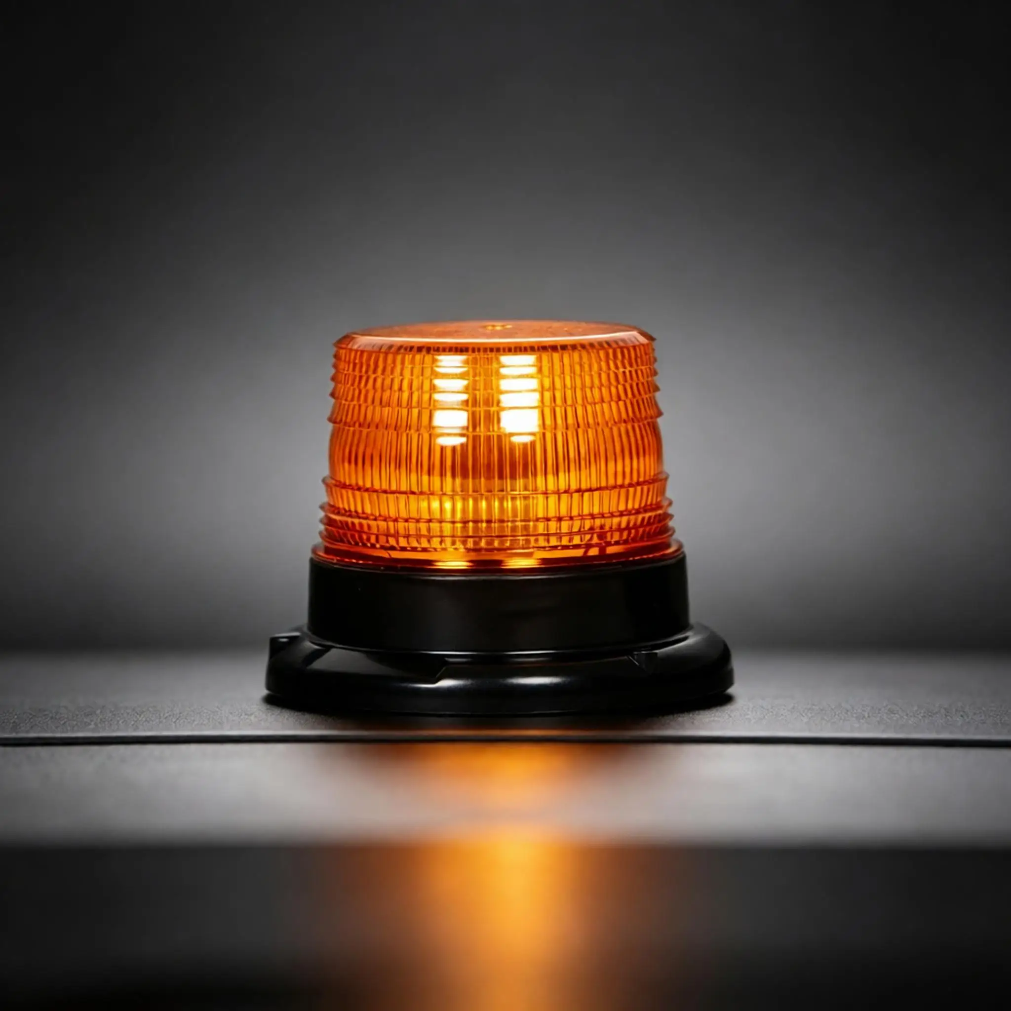 LAIKESI Magnetic Yellow Emergency Lamp Safety Alert Light Strobe Emergency Beacon for Car Truck Roof Top Magnetic Base Security