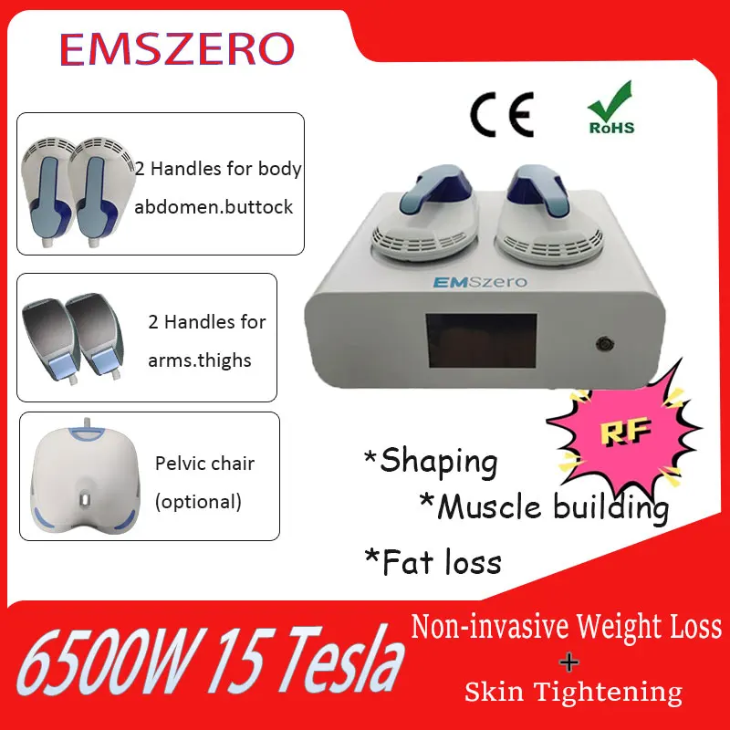 

Professional Weight Loss EMS Machine 6500W EMSZERO RF Electromagnetic Fat Burning 15 Tesla Muscle Stimulating Machine