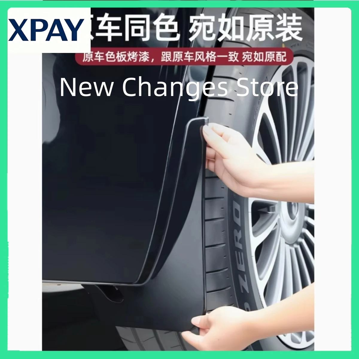 New For Huawei AITO M8 M9 Car Non-destructive Baking Paint Mudguards Front & Rear Wheels Fenders Auto Accessories