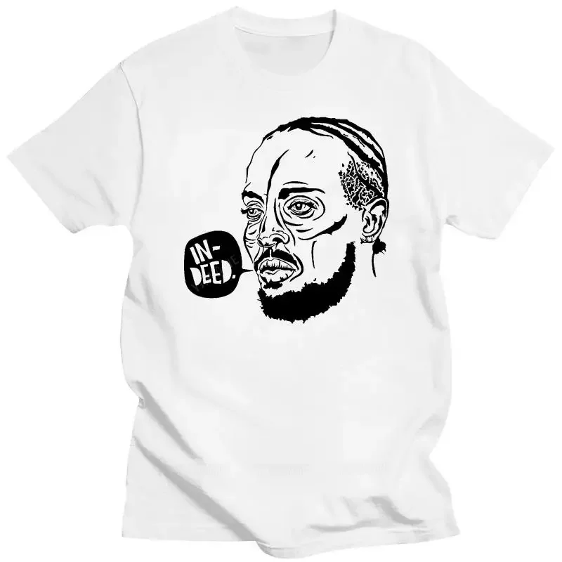 Brain Dump Tees The Wire Omar White , T-shirt Cartoon Print Short Sleeve fashion cotton T-Shirts  beach man t shirt