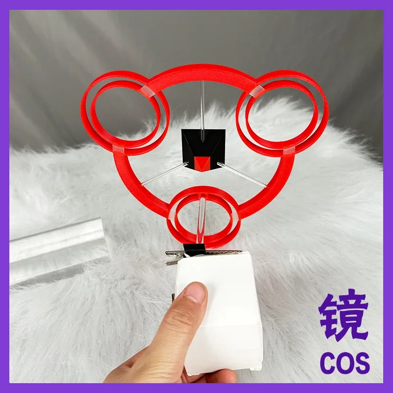 

Konuri Maki Halo Blue Archive Cosplay Headwear Props Red Angel Halo for Anime Halloween Christmas Fancy Party Accessories