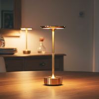 Simple Rechargeable Table Lamp Bar Desk Lamp Dimming Atmosphere Wireless Night Light for Bedroom USB Charging Touch Decor Lamp