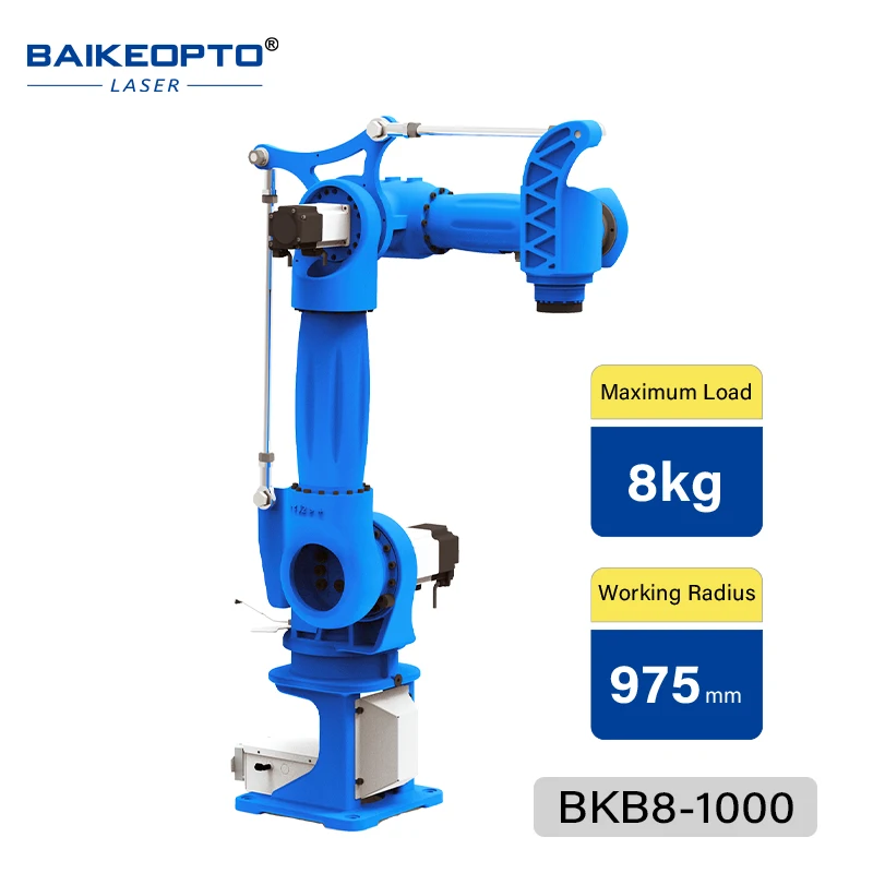 8kg Payload 975mm Working Radius Industrial Mini Robot Arm Ros Control Collaborative Robot 4 Axis