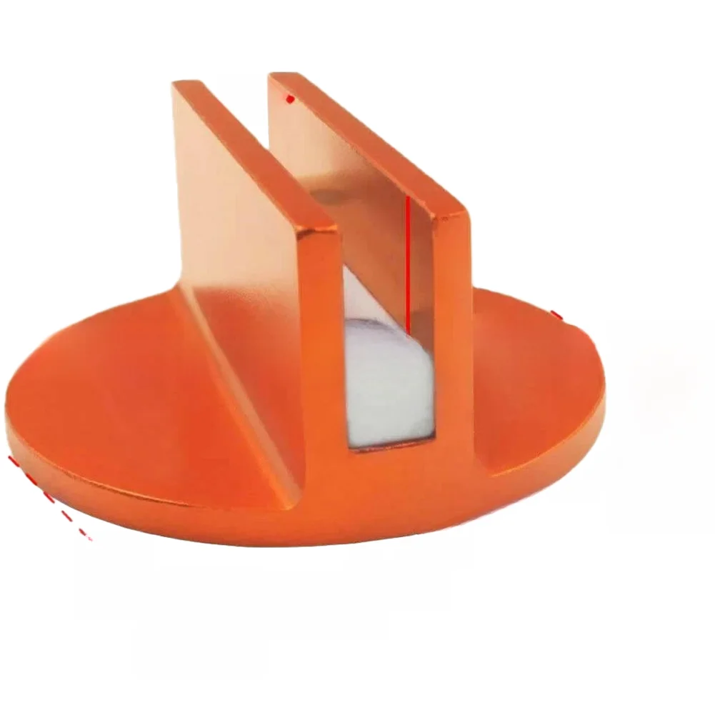 Precision Grooved Aluminum Lift Pad for Use on For Vehicles with Standard Pinch Weld Dimensions and Magnetic Hold