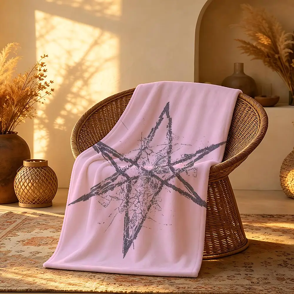 Rock Band Bring Me The Horizon Throw Short Plush Throw Blanket Soft Skin-Friendly Multi-Scene Home Office