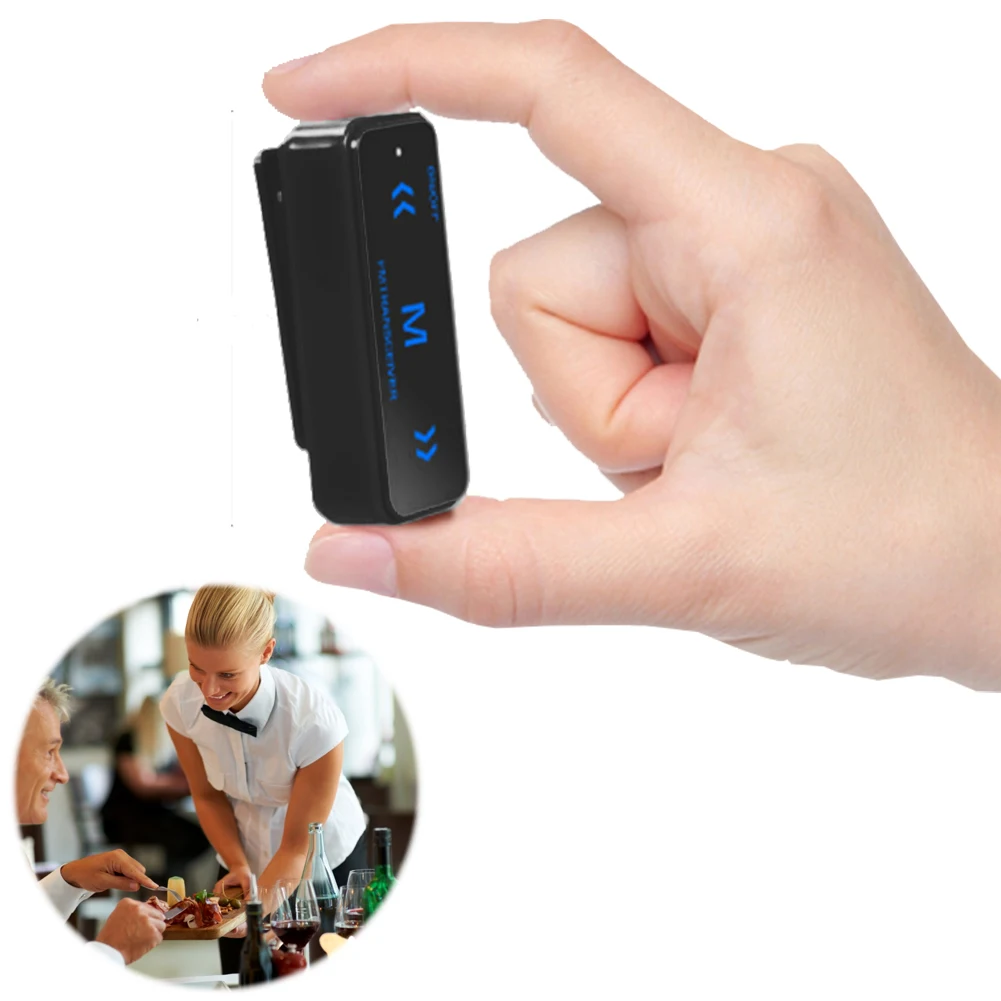 جهاز اتصال لاسلكي صغير مع سماعة أذن راديو ثنائي الاتجاه 400-480 ميجا هرتز محمول لاسلكي طويل المدى لصالون الشعر صالون تجميل صالون إصلاح