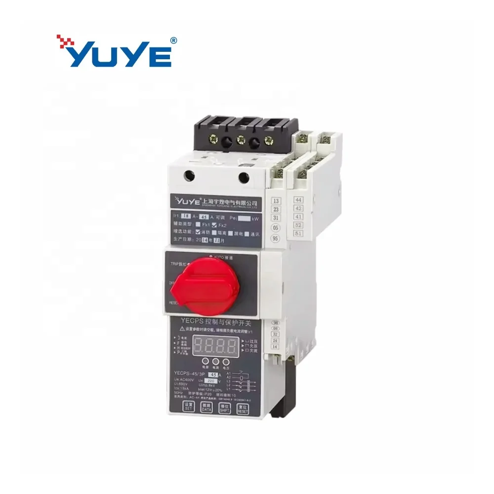 

2025 YUYE New Type YUYE YECPS-125C/3P CPS Auto Basic Type Moter Control and protection Switch