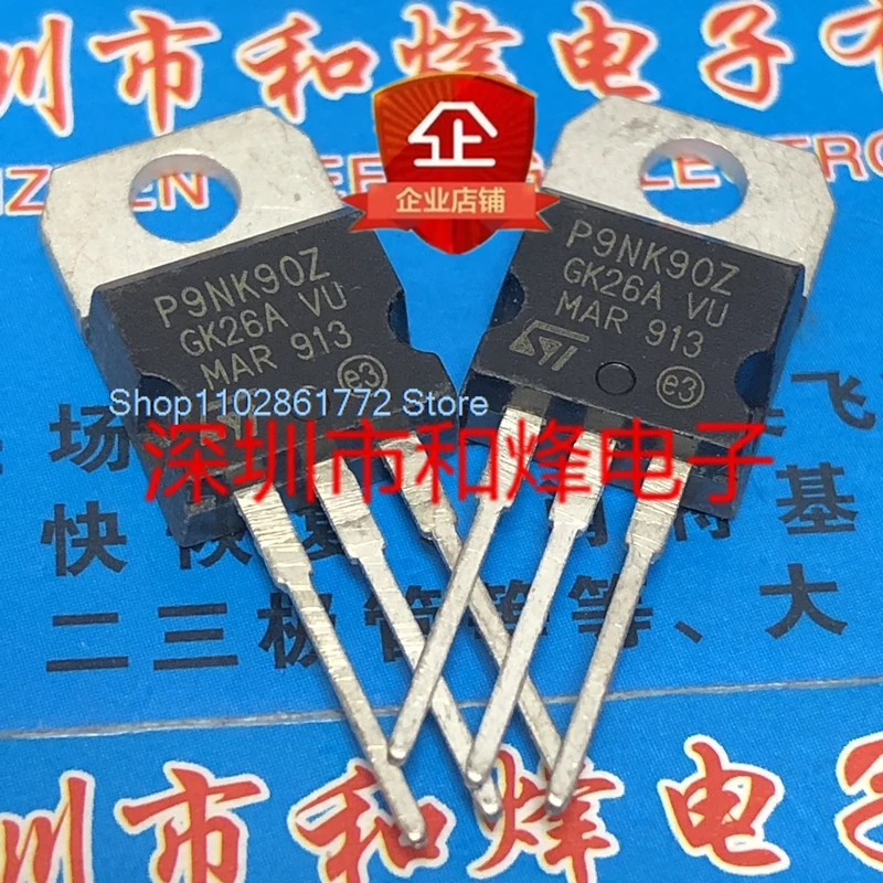 (10PCS/LOT) P9NK90Z STP9NK90Z  TO-220 900V 8A