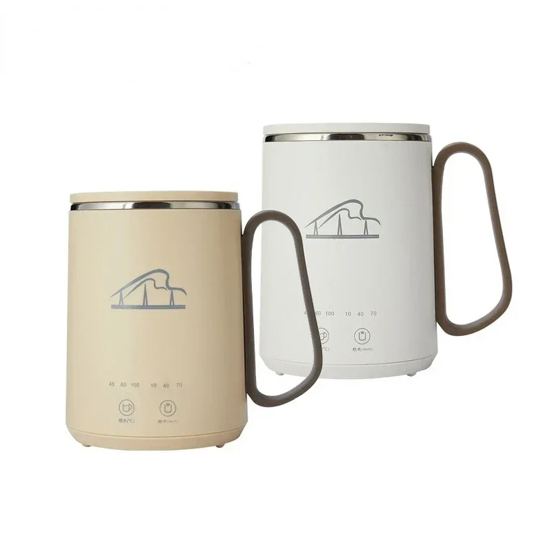 

%a Mini bouilloire électrique portable, eau chaude, chauffage thermique, microphone, pot, tasse voyage, chauffe-lait,