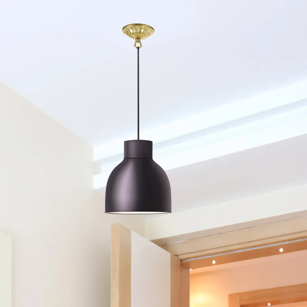 4Pcs Copper Ceiling Cover Plate Vintage Chandelier Canopy for Pendant Light Retro Industrial Decor Corridor Restaurant Bar