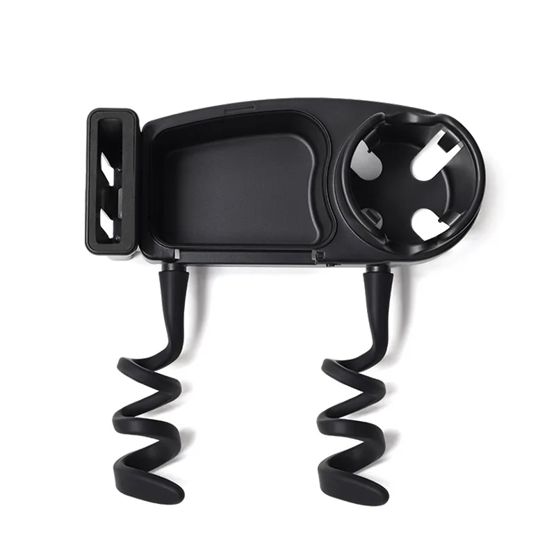 รถเข็นเด็กถาดอาหาร Universal PUSH Handle ถาดถ้วยผู้ถืออุปกรณ์เสริมสําหรับเดินเด็ก Artifact ถาดอาหารการติดตั้ง D