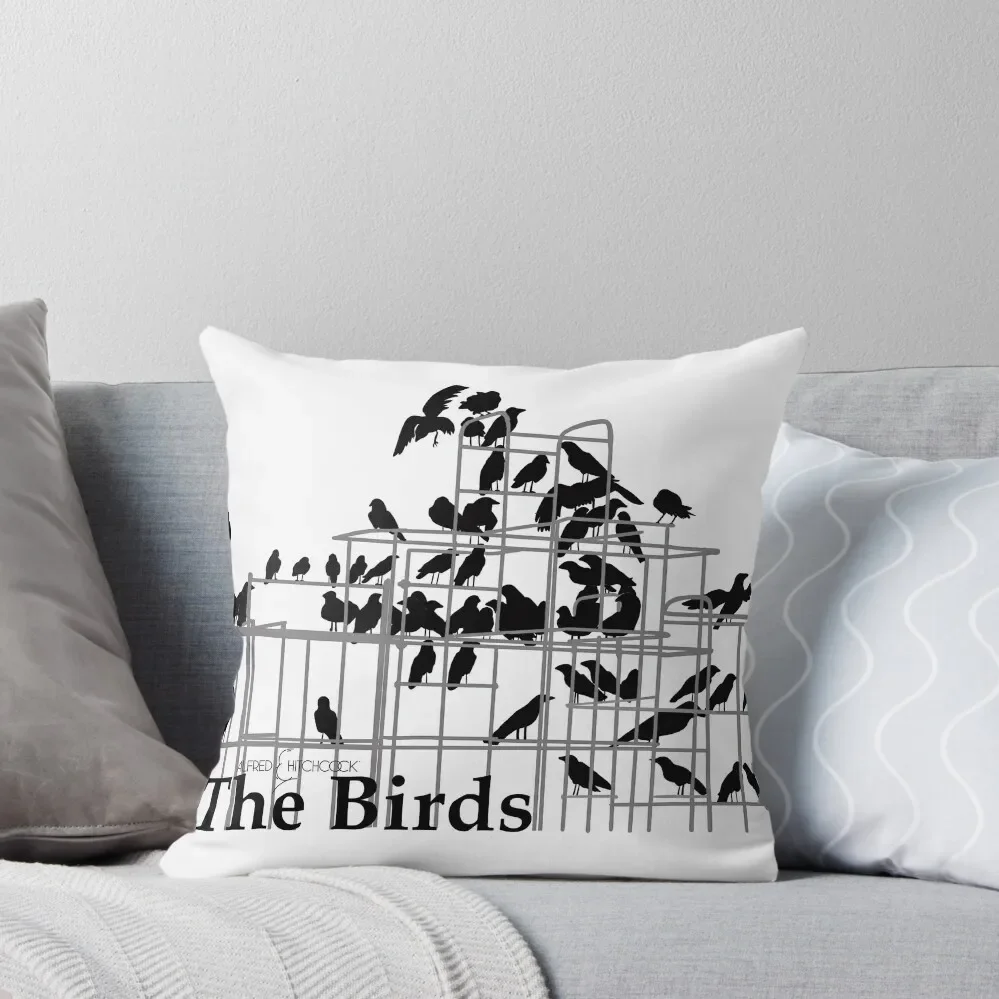 

Alfred Hitchcock’s The Birds Throw Pillow pillow cover luxury Sitting Cushion pillow