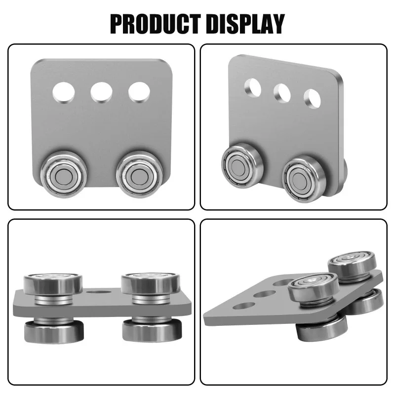 C40 Sliding Door Rails Sliding Door Wheel Slide Rail Pulley for 1-5/8 