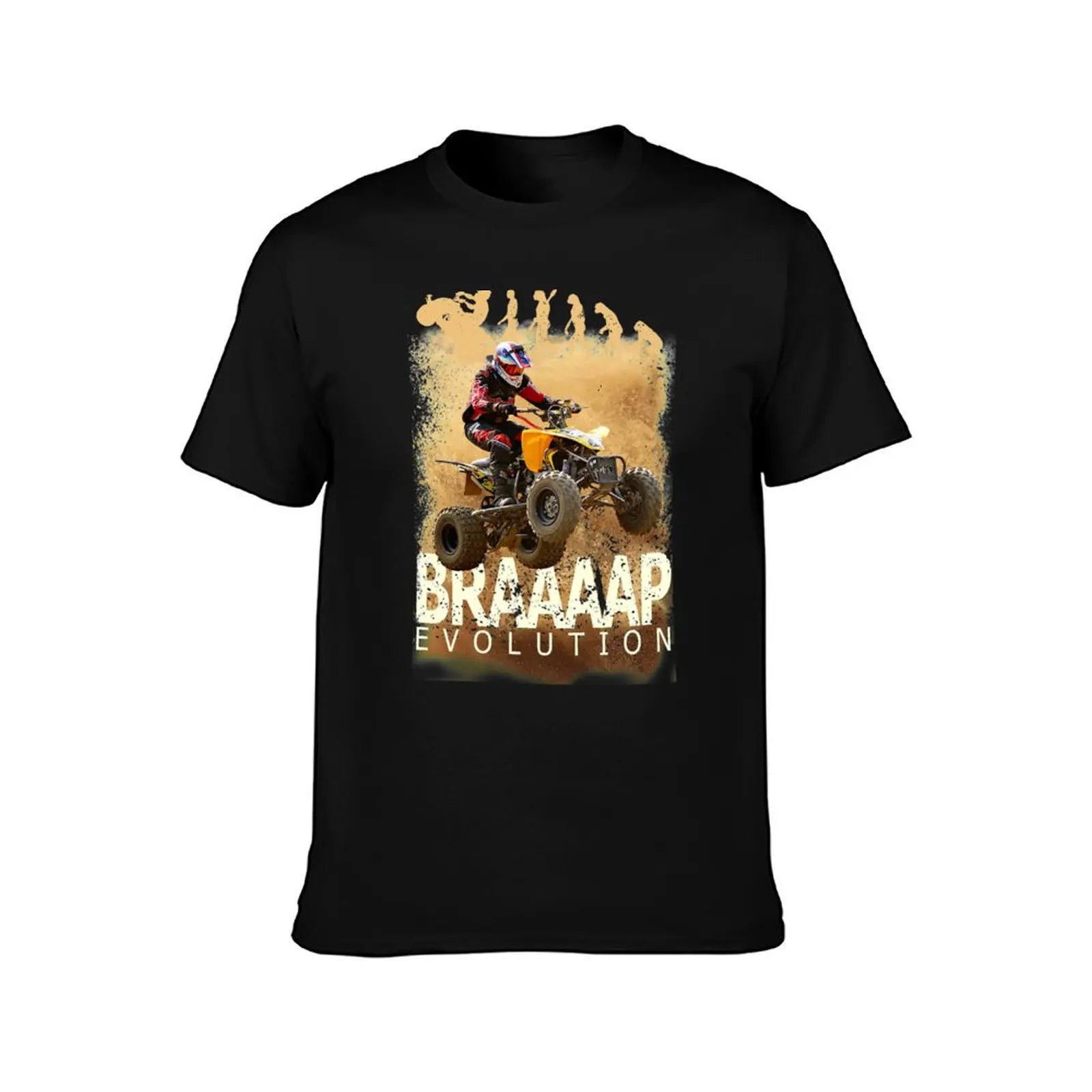 Motocross ATV Quad Bike BRAP Evolution T-Shirt Summer Holiday T-Shirt