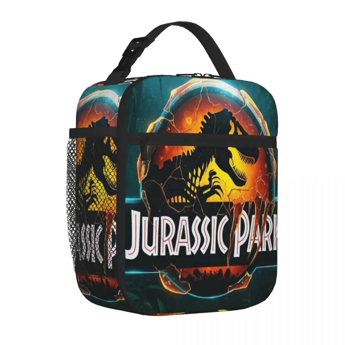 Bestselling Jurassic Logo Three Compartment Insulated Food Bag Balanced Diet Pack School Lunch Bag