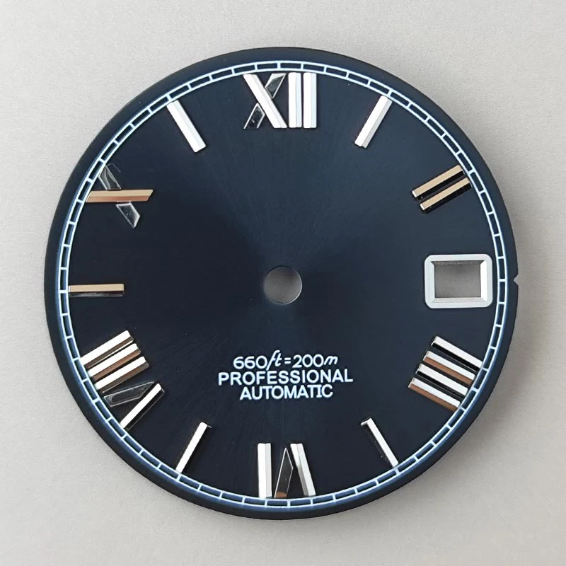 The new journal Sun Print Roman Literal S logo dial is 28.5mm suitable for NH35/36 movement