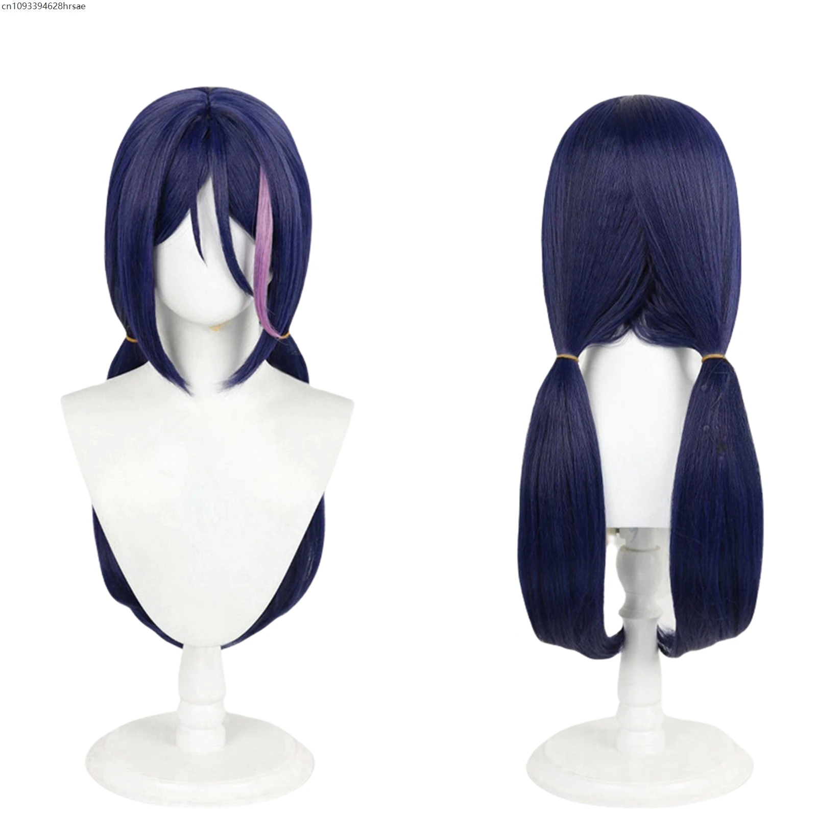 

Anime Cosplay Wigs 70cm Purple Long Resistant Synthetic Wigs Halloween Costume Props 2025