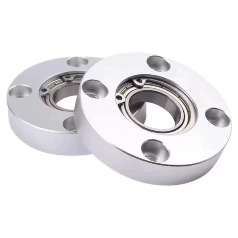 623ZZ/605ZZ/608ZZ aluminum alloy bearing seat assembly circular flange buckle ring single bearing fixing seat BFF23