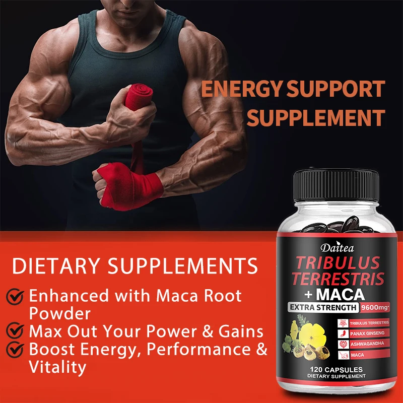 Daitea Men's Energy Booster - Helps Increase Energy, Confidence, Stamina, and Fight Fatigue