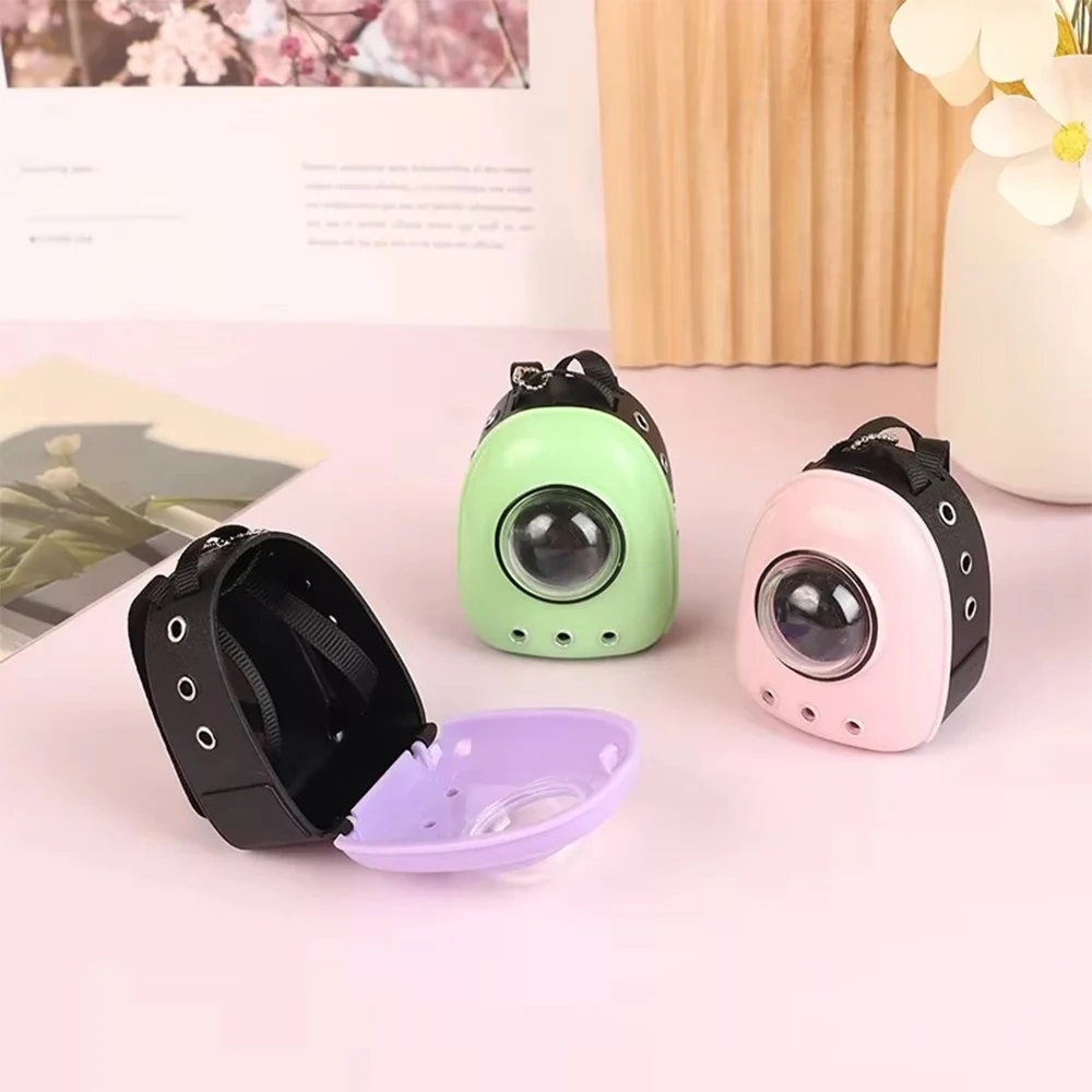 

Space Bag for 17cm Labubu Dollhouse Simulation Mini Pet Cat Space Backpack Scene Decoration Doll Accessories