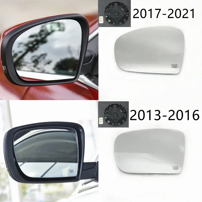 For Maserati Quattroporte Ghibli 2013-2016 2017-2021 Exterior Mirror Glass Heated Dimming Rearview  Lens Left Right