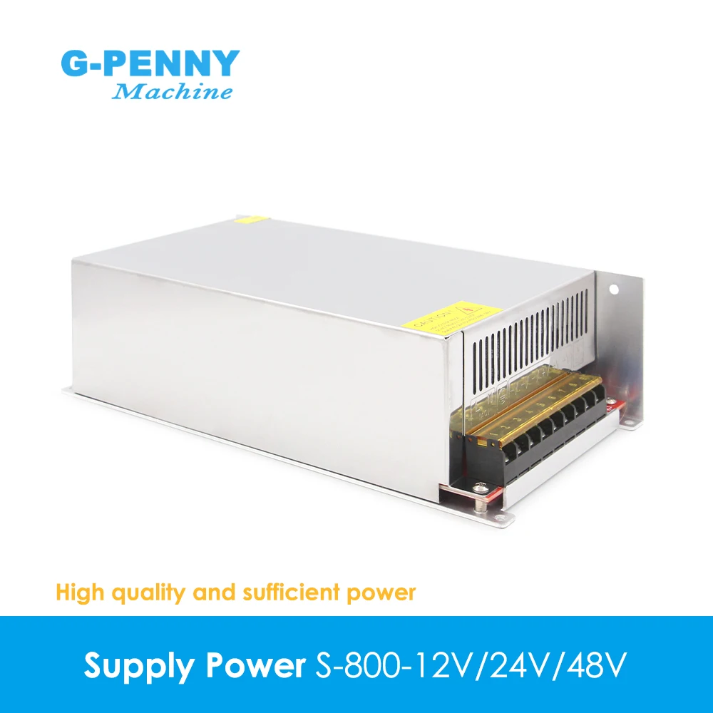 G-Penny 800W DC Power Supply Adjustable Voltage 0-24V/36V/48V/60v/70v/80v Switch Power Supply For CNC Stepper Motor CNC Machine