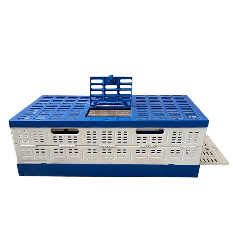 Foldable Plastic Racing Pigeon Transport Cage for 25-30 Birds Dove Training Competition Flying Release Box Supplies