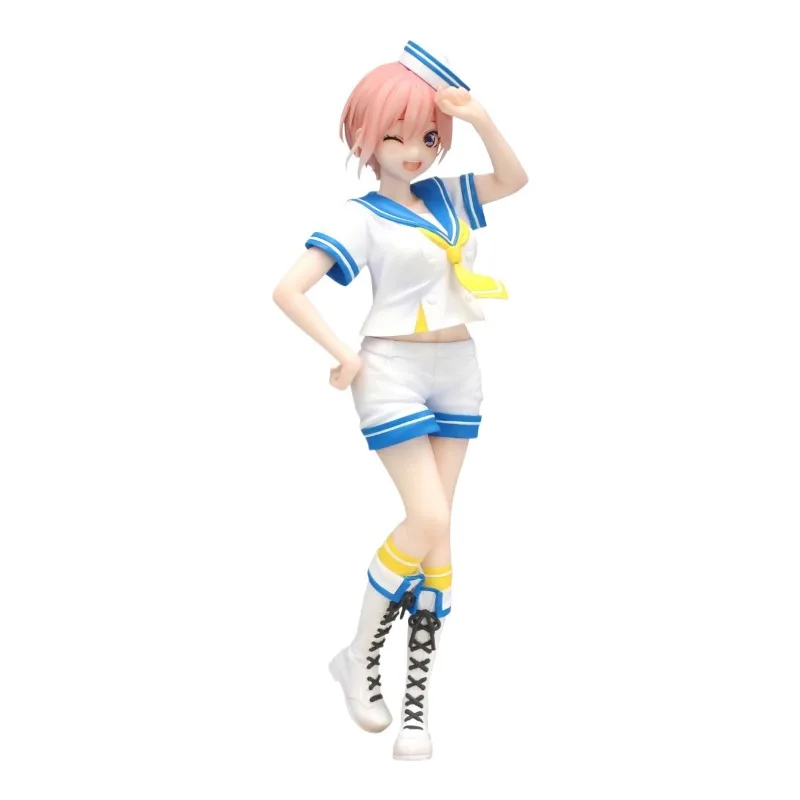 In Stock Genuine FuRyu Gotoubun No Hanayome Nakano Ichika Trio-Try-iT Figure Marine Look Anime Cartoon Model Toys Garage Kit