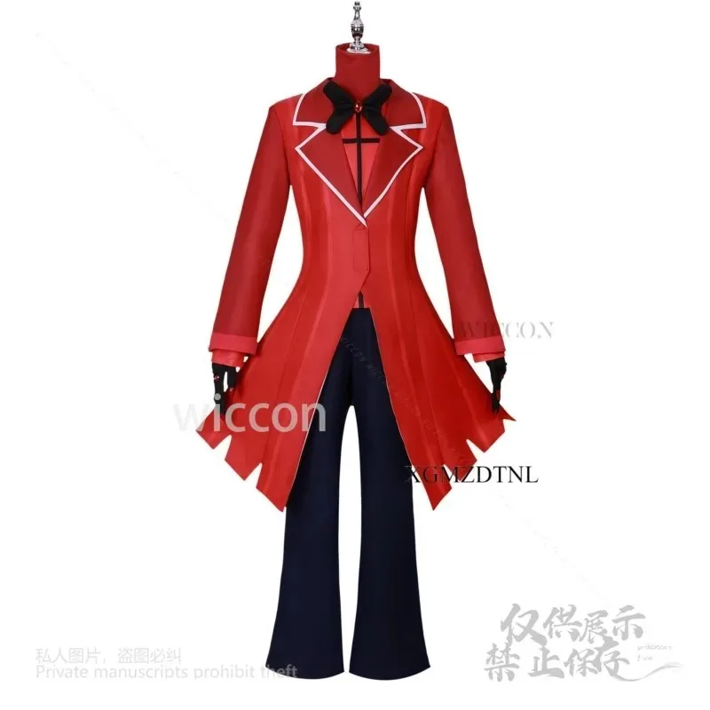 

XT8Anime Hazbin Cosplay Hotel Cosplay Vox Alastor Lucifer Charlie Morningstar Costume Sexy Suits Top Women Men Halloween CuXT6@!