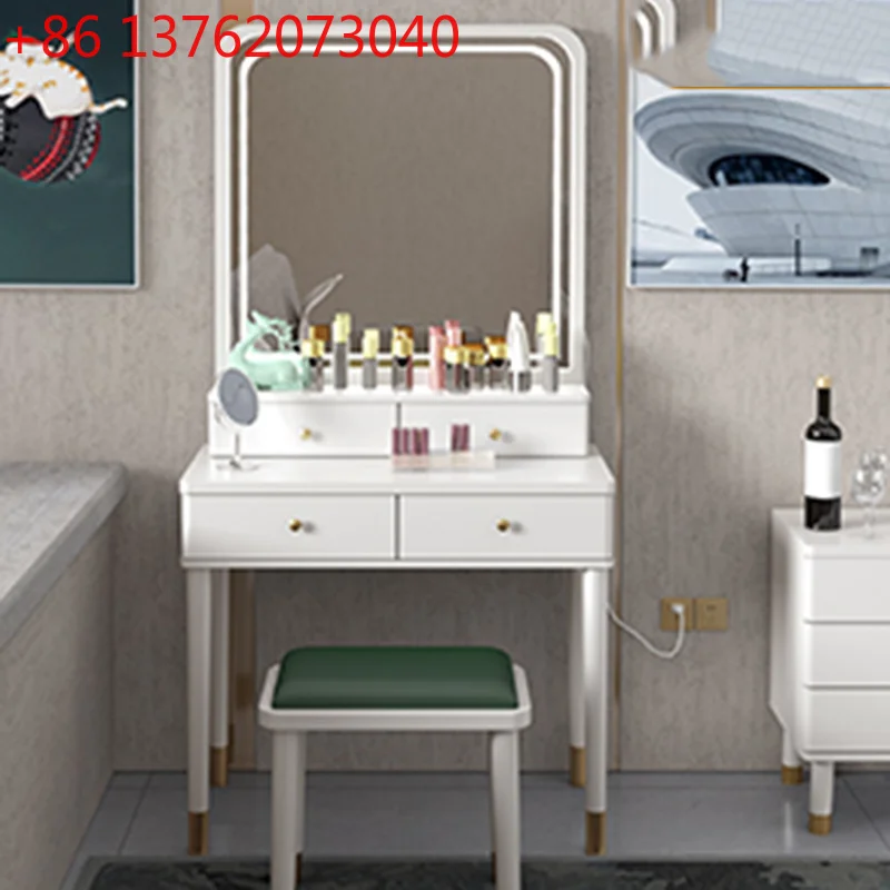 

Nordic Aesthetic Dressing Table Minimal Small Storage Organizer Dressing Table Vintage Style Mesa Maquillaje Home Furniture