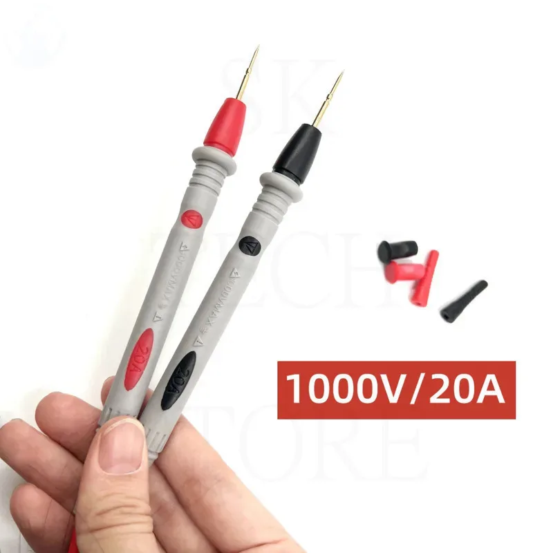 Multimeter Voltmeter Cable Ultra Fine Pin Tester Unique Probe Test Leads AC DC 1000V 20A Measuring Probe Pen