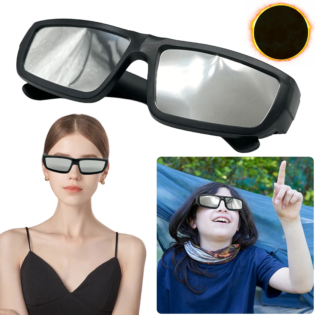 1/2/3/5 Pack Solar Eclipse Observation Glasses Meets ISO 12312-2:2015(E) Standards Plastic Eclipse Glasses for Solar Eclipse