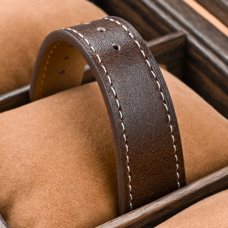 17 مللي متر 18 مللي متر 19 مللي متر 20 مللي متر 21 مللي متر 22 مللي متر جلد طبيعي حزام ساعة اليد الفرقة العالمي حزام الساعات الرجعية سوار الإفراج السريع بار معصمه