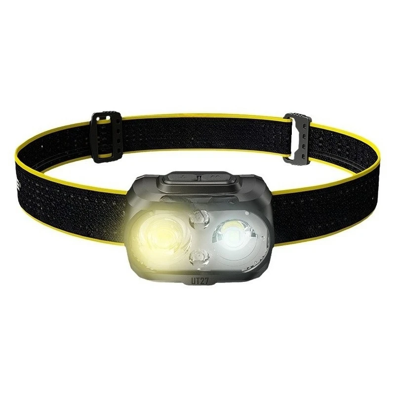 Head-mounted dual light source lightweight off-road running night fishing headlamp
