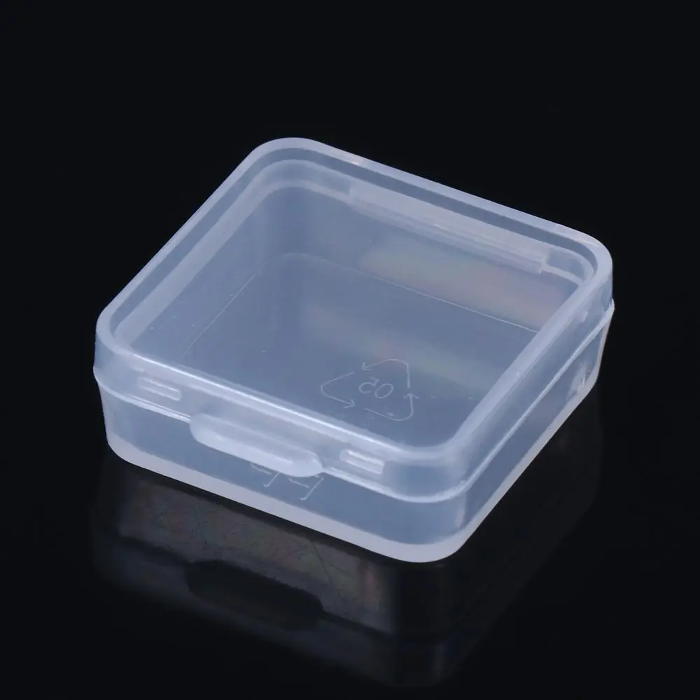 Transparent Nail Art Screw Storage Hardware Case Jewelry Organizer Case Small Storage Box Beads Container Pill Chip Box
