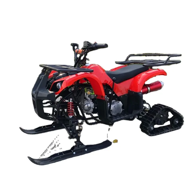 125cc ATV Snowmobile Tracked Sled Cross Country Ski Vehicle Gasoline Tracked Ski Vehicle