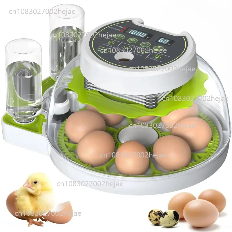 

8PCS/18PCS Eggs Incubator,Automatic Incubator,With Rotating Egg Tray,With Automatic Temperature Control,Automatic Watering