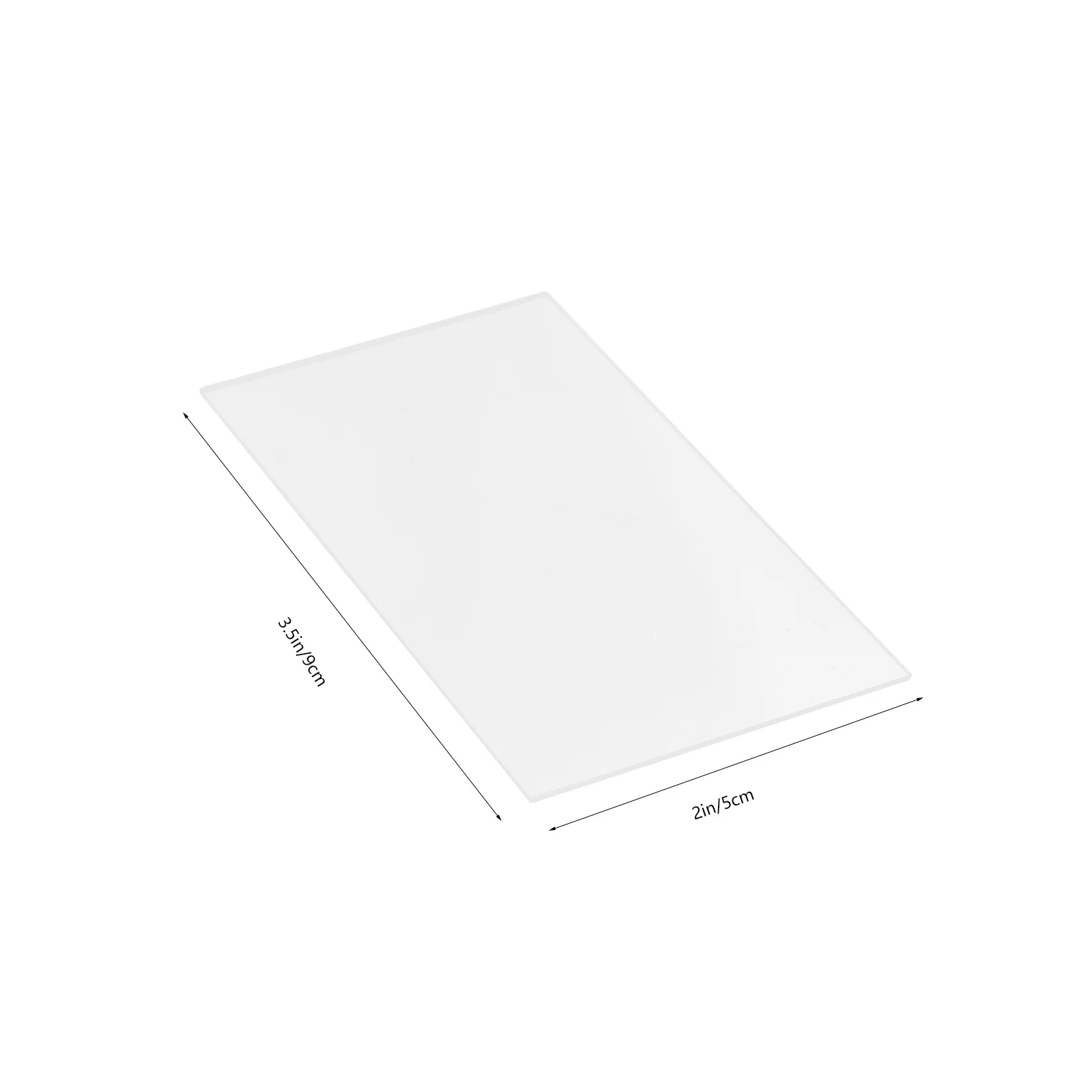 

20Pcs Seat Cards Acrylic Clear Reusable Table Decoration for Wedding Party Banquet DIY Blank Name Cards Place Holders