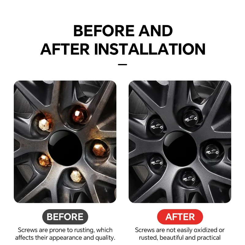20Pcs Black Car Wheel Hub Nut Covers Tire Nut Caps For Porsche Panamera Cayenne Macan 718 911 Taycan Car Wheel Caps Bolts